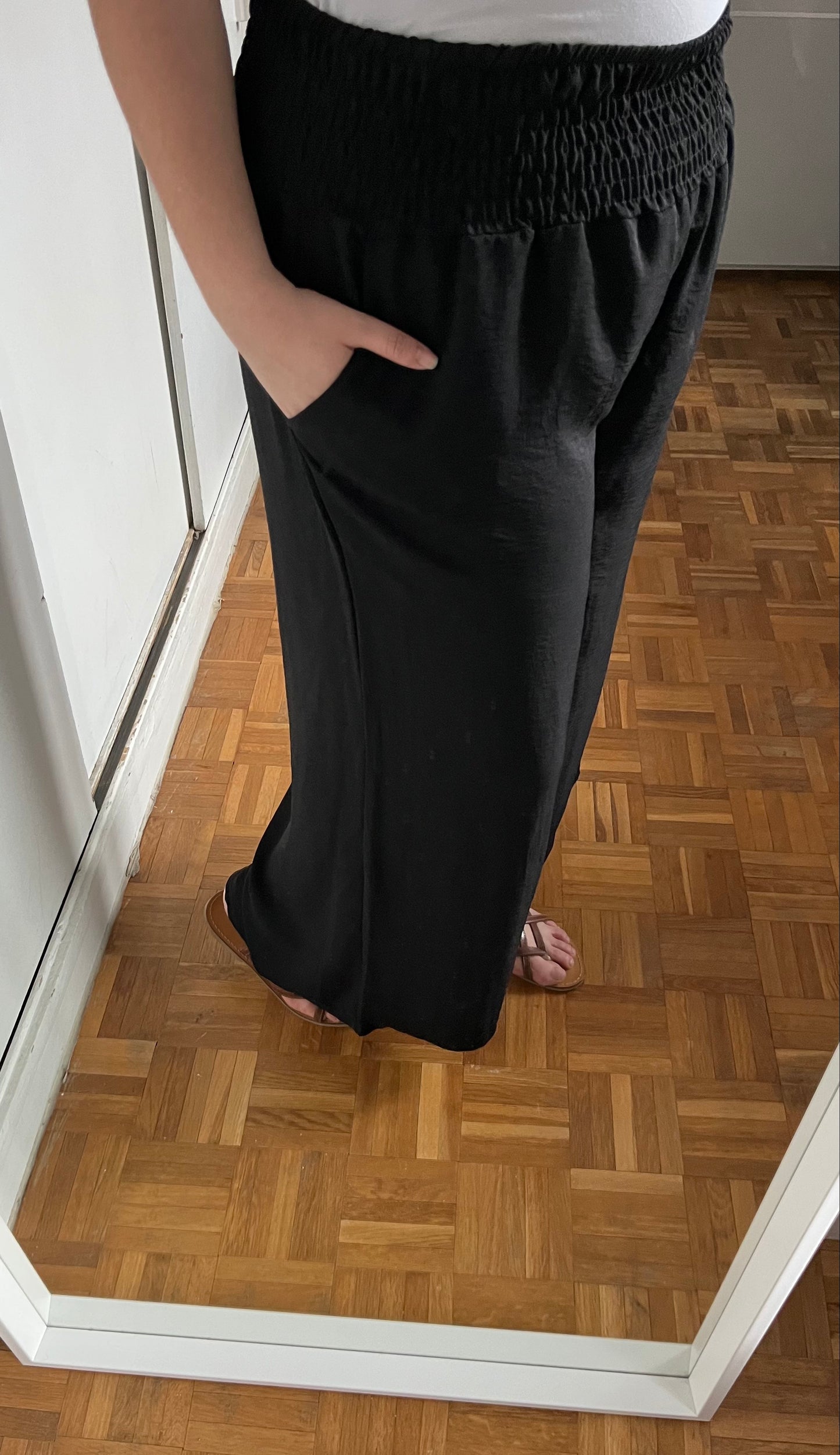 Pantalon Large Noir