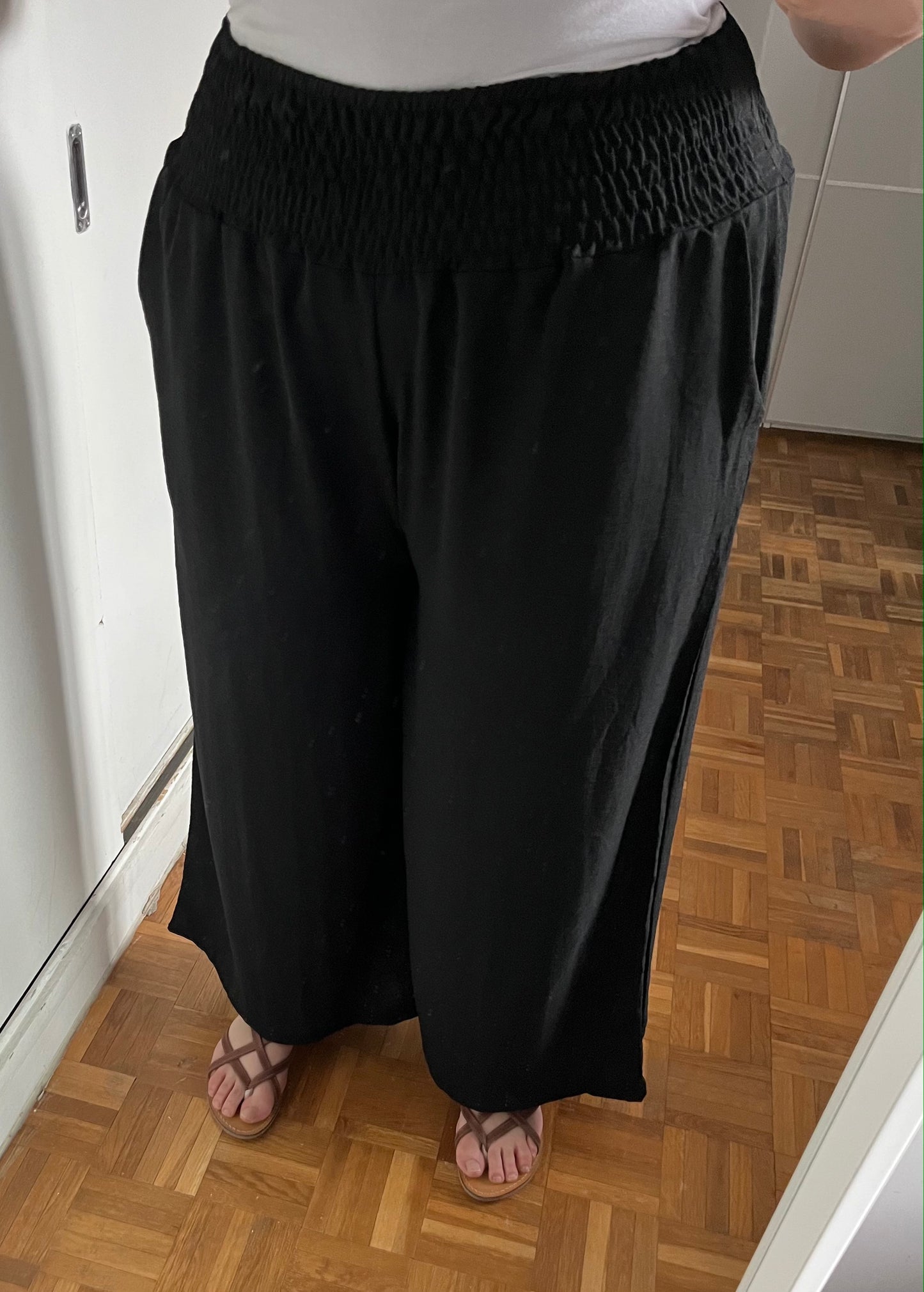 Pantalon Large Noir