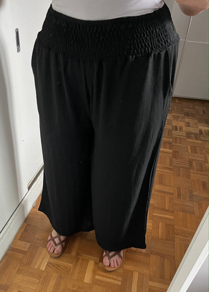Pantalon Large Noir